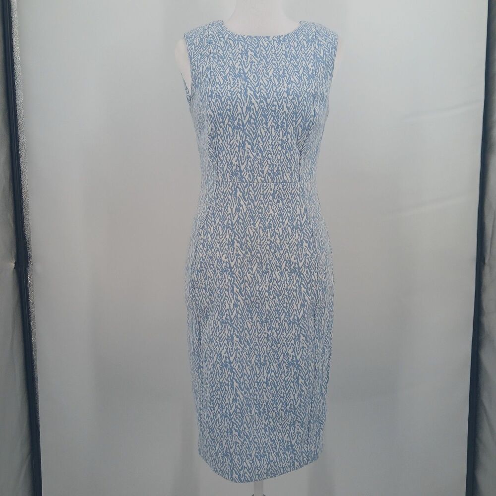 womans calvin klein black and white size 2 midi dress formal summer wedding